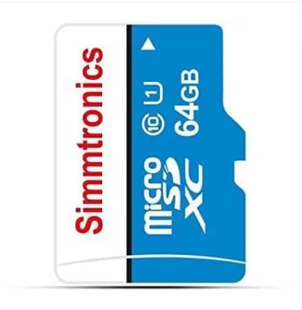 Simmtronics 64GB microSDXC Memory Card, Class 10,