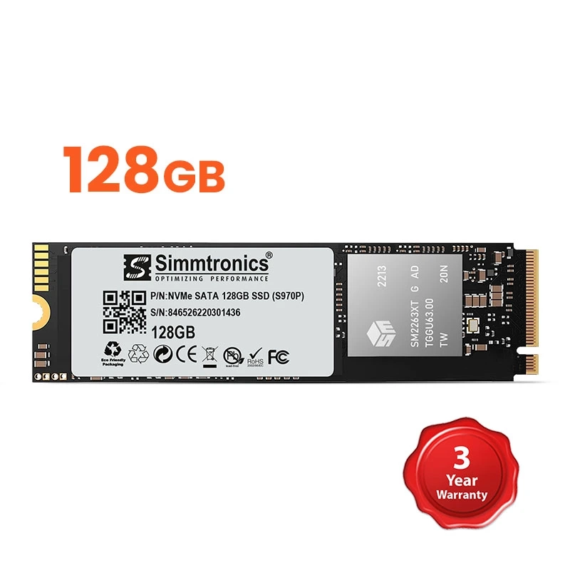 Simmtronics128GB NVMe 3D NAND SSD (S970P) PRO